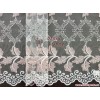 Damask Yapraklı Tül Perde